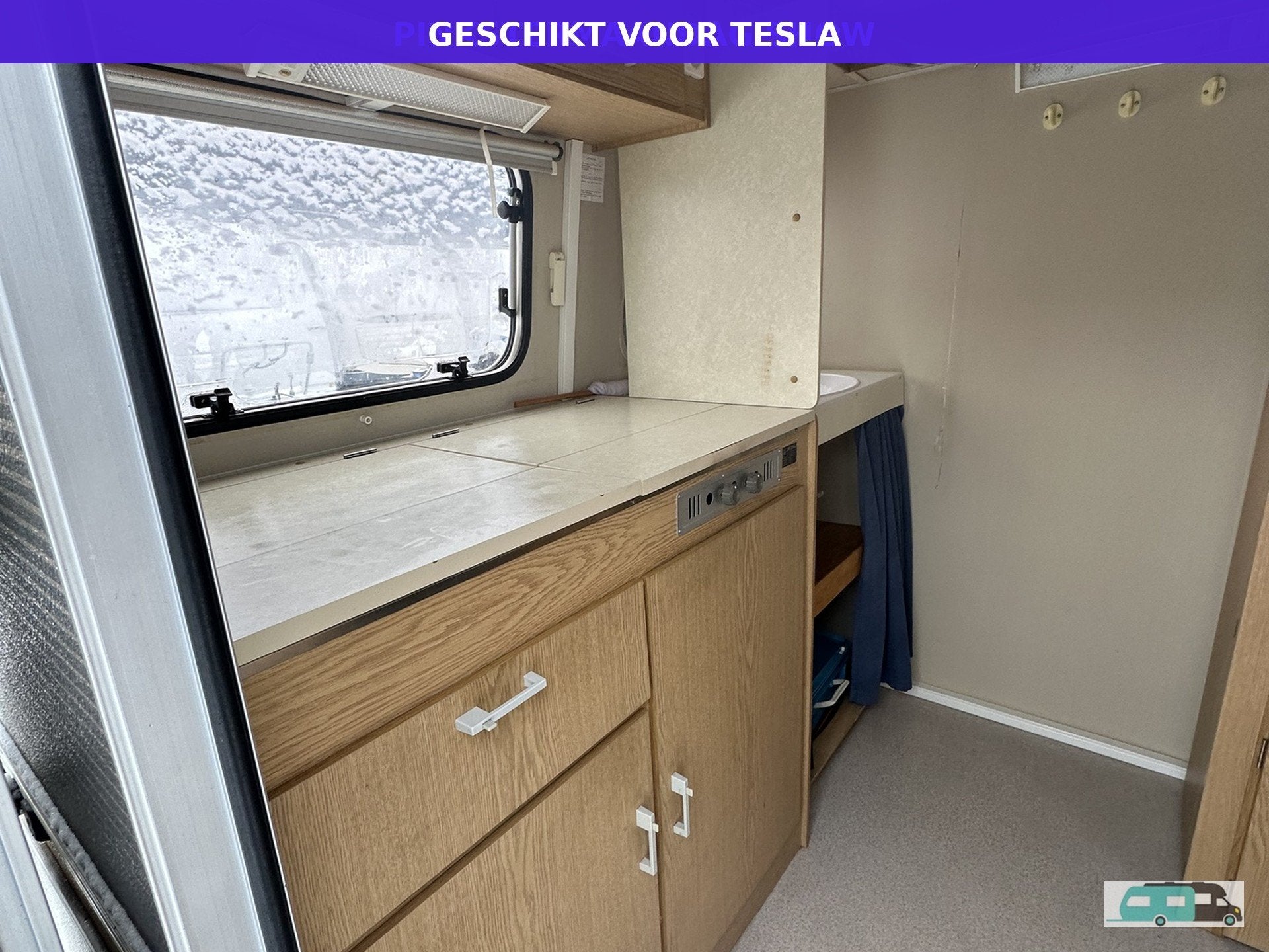 Kip 37 EKV kompakt hefdak (bj 1990), Caravans en Kamperen, Kip, Tot en met 2, Bedrijf, Hefdak
