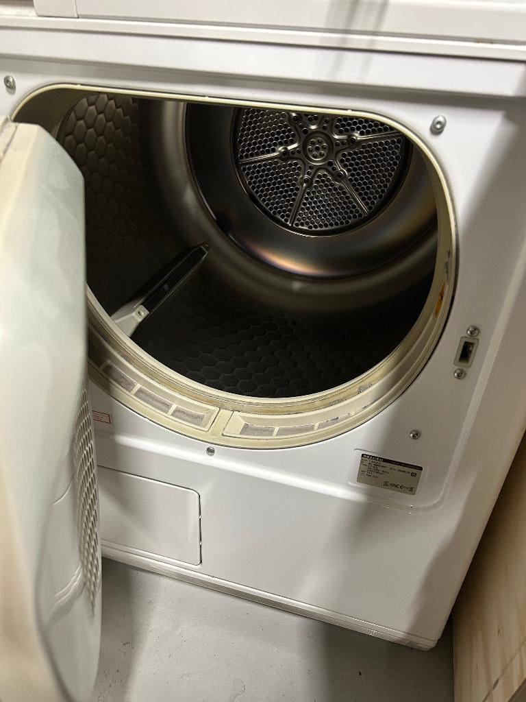 Miele wasdroger T8403c, Ophalen, Gebruikt, Voorlader, 85 tot 90 cm