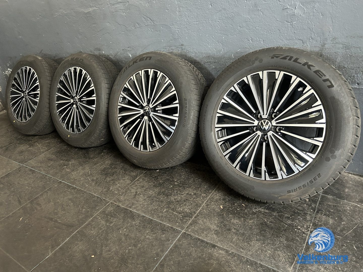 9-10mm! Originele VW Tiguan III CT1 Napoli 18 inch velgen TP
