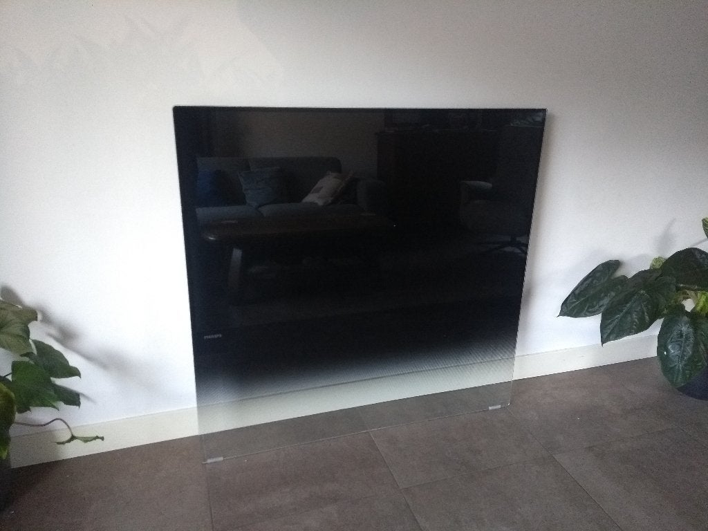 Philips designline PDL8908S/12 glas TV QFU1.2E LA defect, Ophalen, Philips, LED, 120 Hz