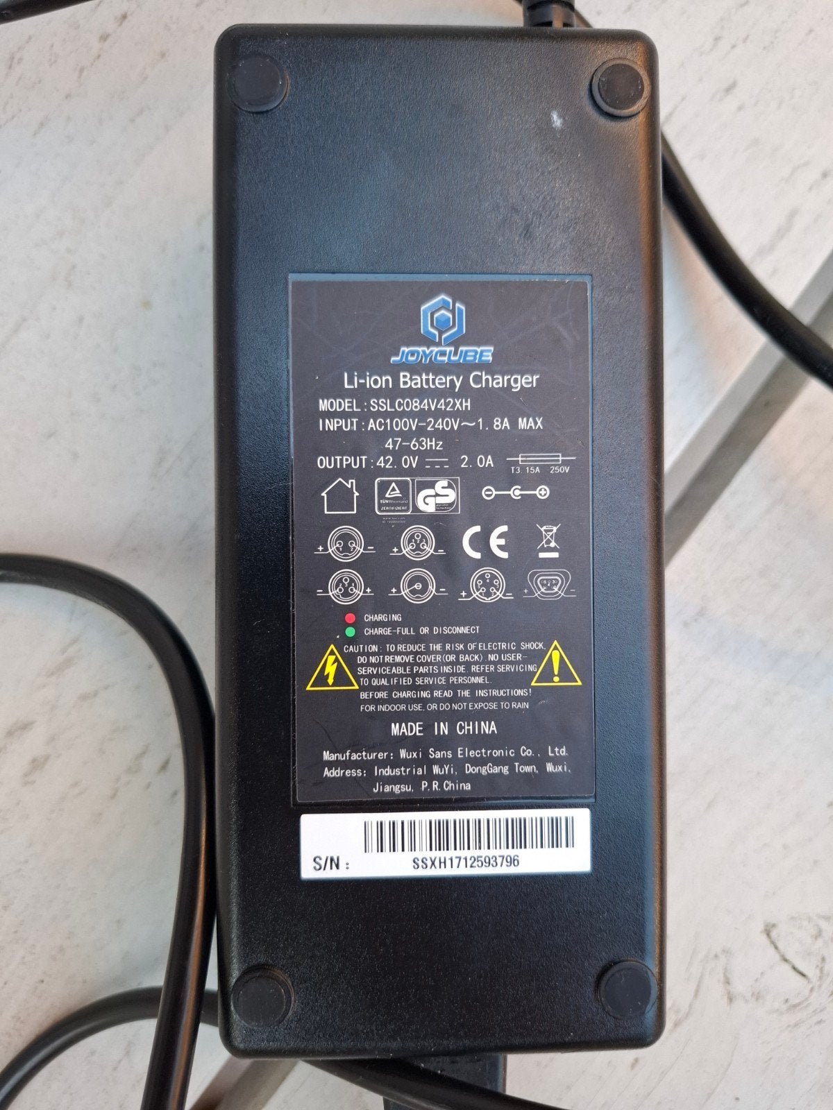 Oplader Stella accu., Fietsen en Brommers, Fietsaccessoires | Fietsaccu's, Ophalen of Verzenden, Gebruikt
