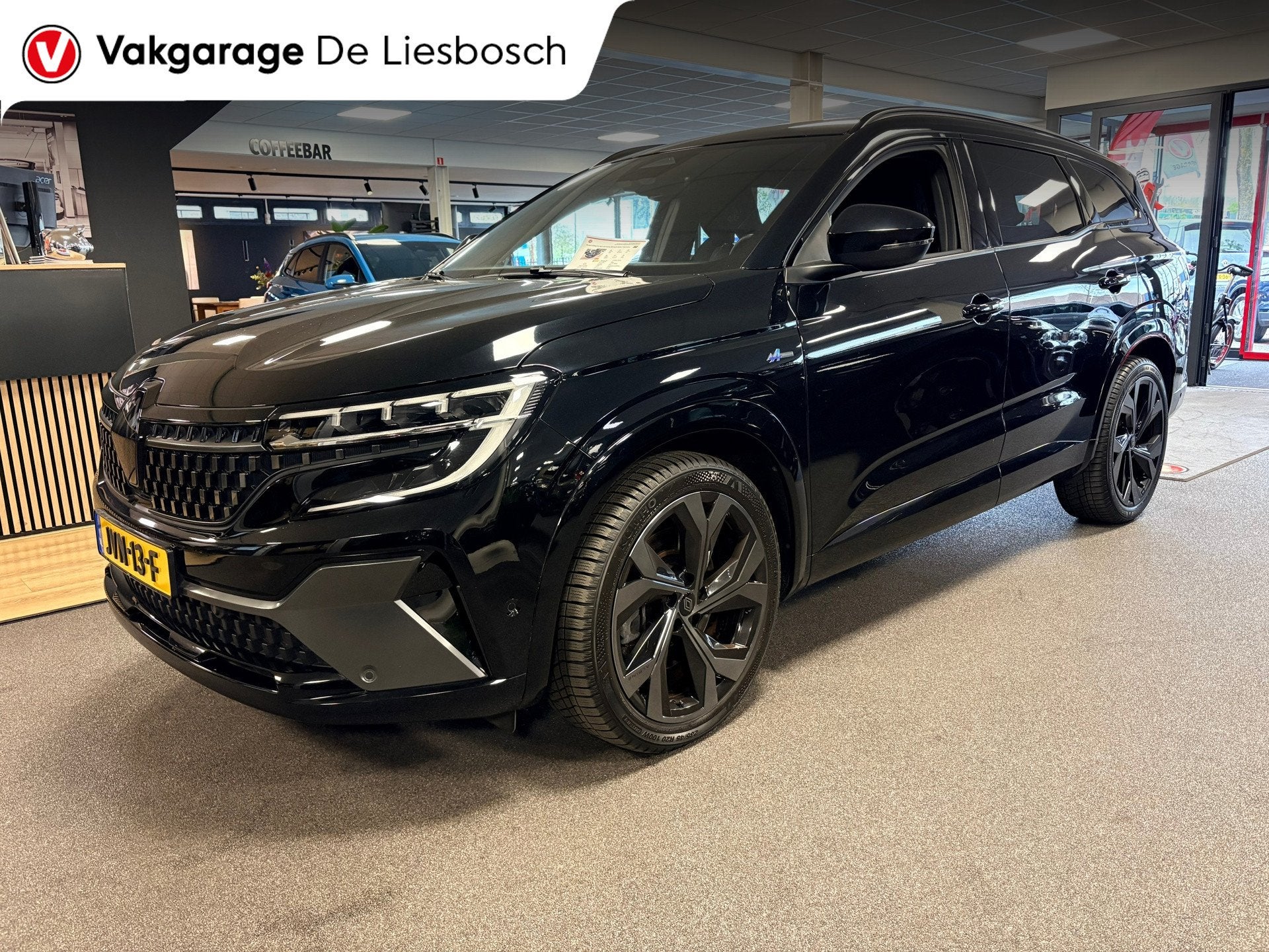 Renault ESPACE E-Tech full hybrid 200 esprit Alpine 7 persoo, Auto's, Gebruikt, 1199 cc, Zwart, Bedrijf