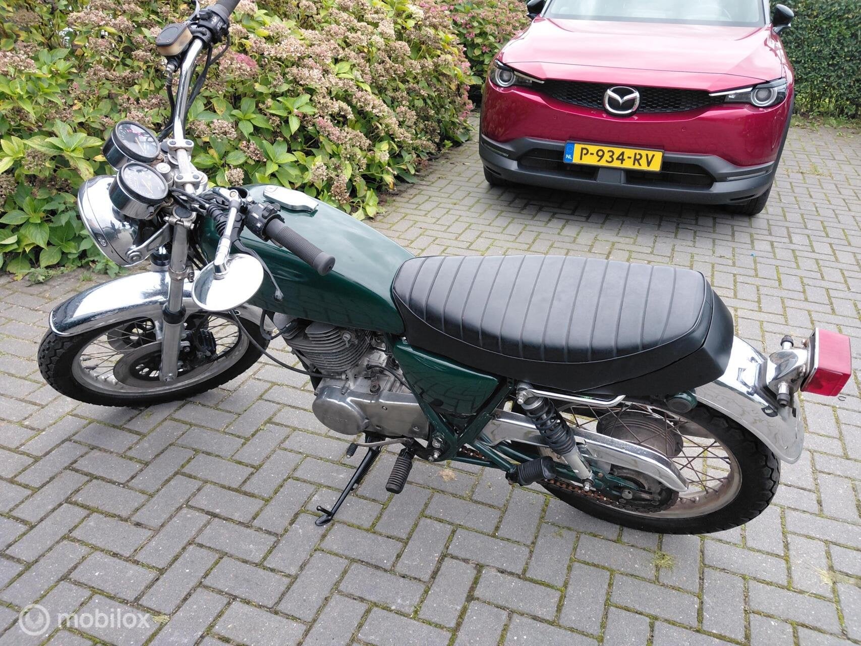 Yamaha SR500 1982 spaakwielen project Inruil Kan, Meer dan 35 kW, Overig, 3982 cc, Gebruikt