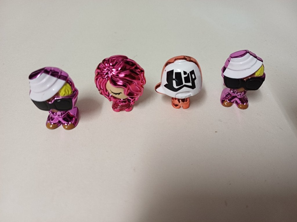 4 stuks metallic GOGO - supermarkt actie C1000, C1000, Ophalen of Verzenden