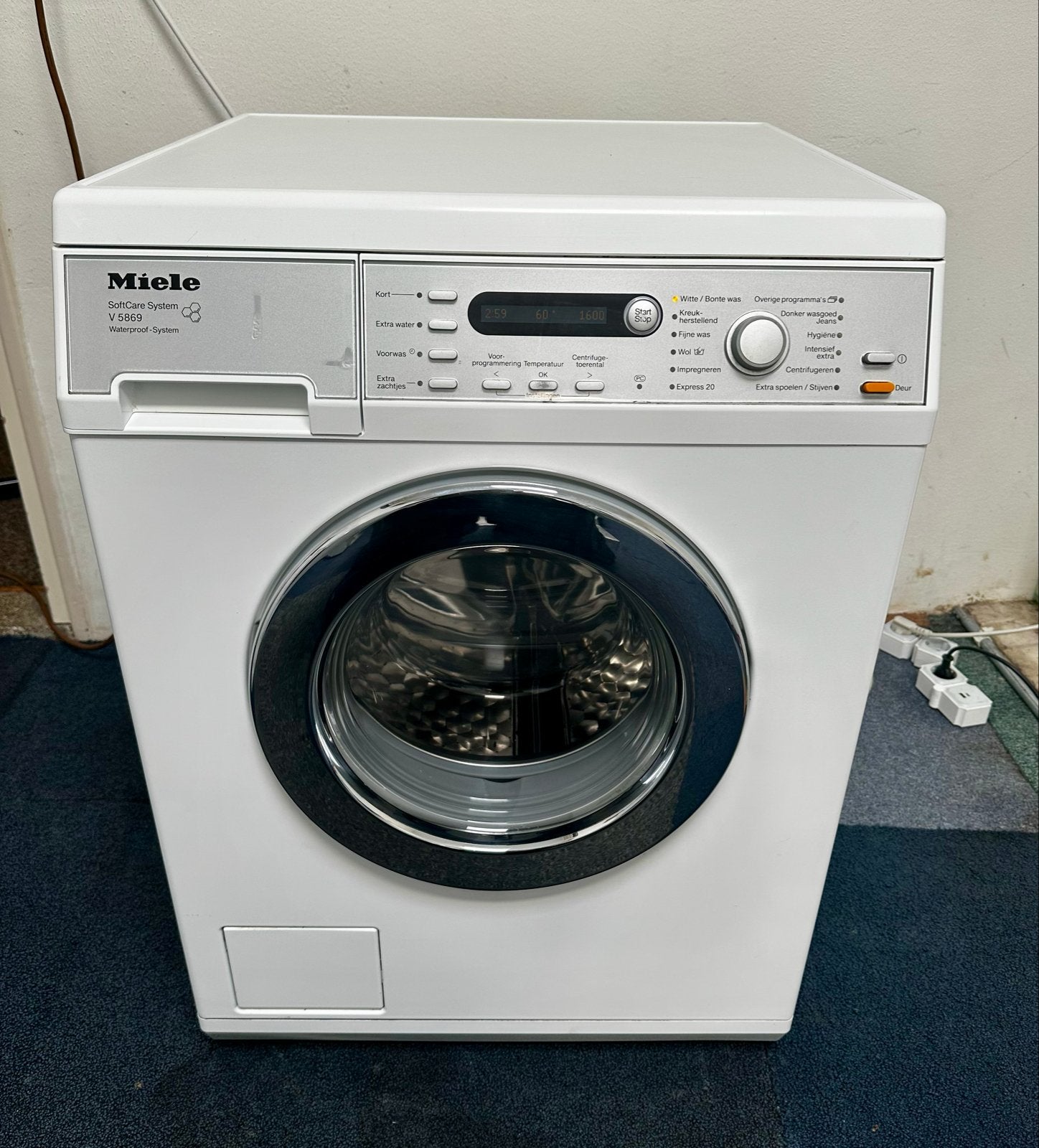 Miele V 5869 WPS SoftCare System Wasmachine 1600 Toeren, 6 tot 8 kg, Gebruikt, Germany, Www.miele.com