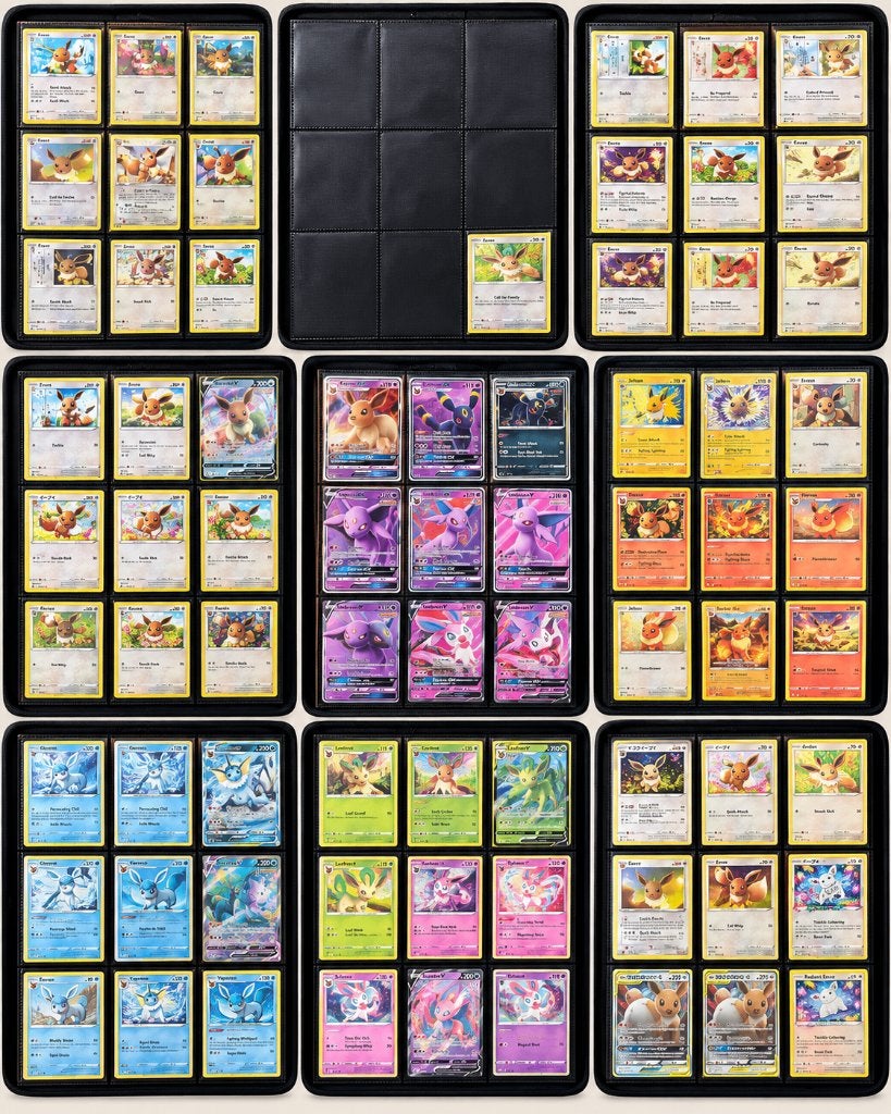 Pokémon Eevee & Eeveelutions collectie + Vault X binder