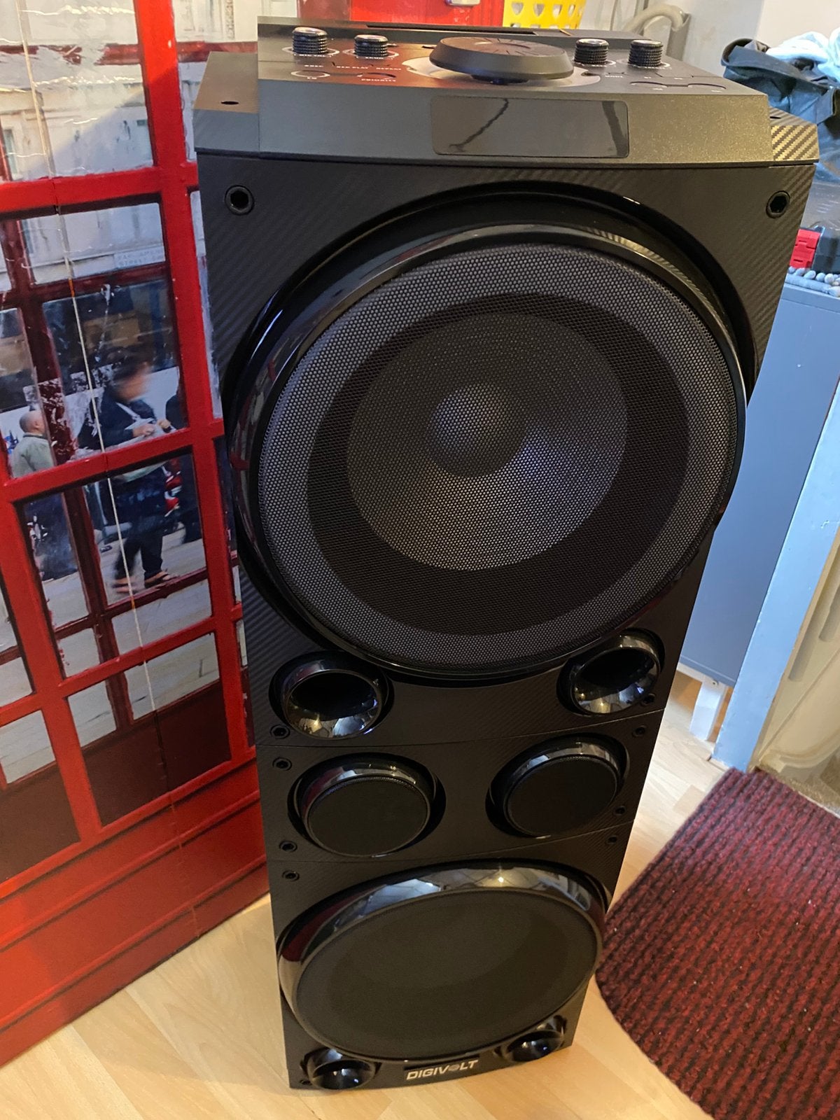 Bluetooth karaoke luidsprekers, Ophalen, Zo goed als nieuw, Complete set