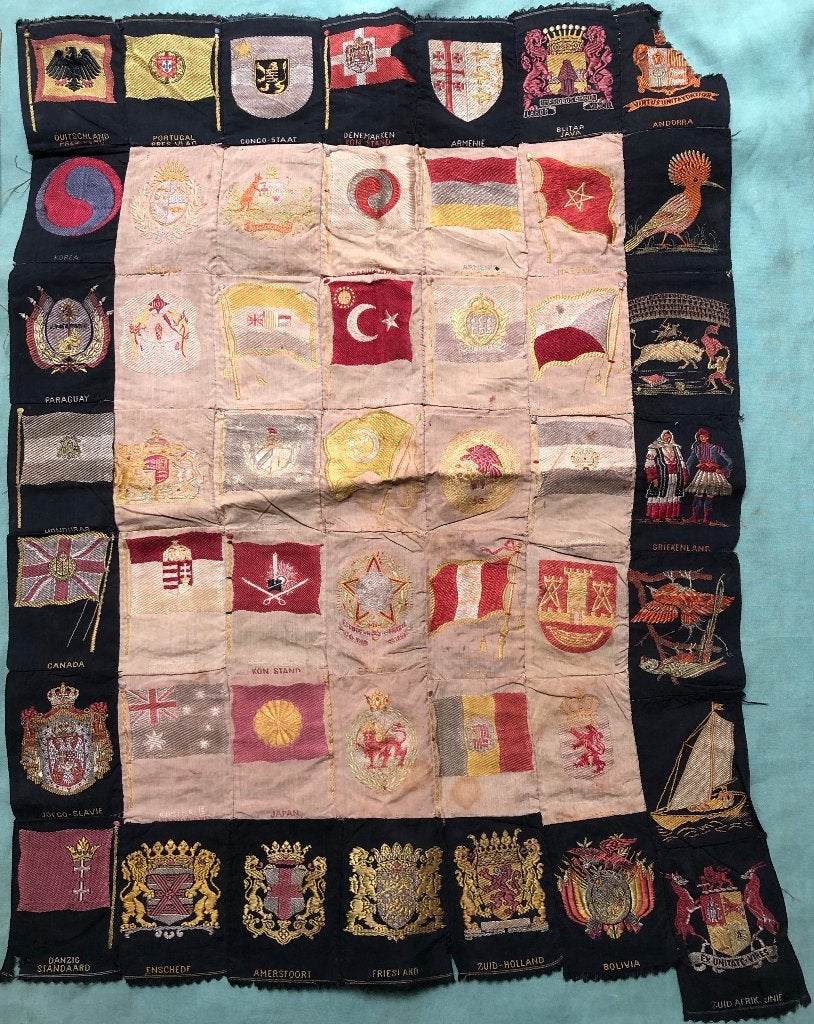 Turmac zijdjes heraldiek oud tijdsbeeld, Ophalen of Verzenden