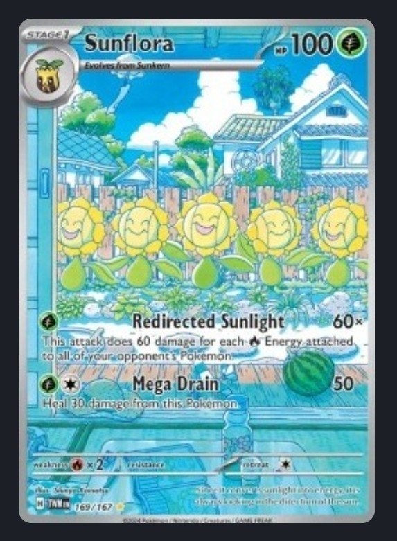 Pokemon - Sunflora (TWM 169)
Twilight Masquerade, Ophalen of Verzenden, Nieuw