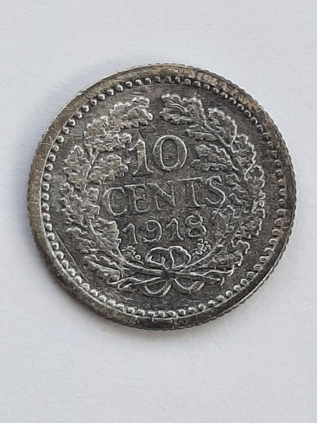 Zilveren dubbeltje uit Nederland, Postzegels en Munten, Munten | Nederland, Ophalen of Verzenden, Koningin Wilhelmina, 10 cent
