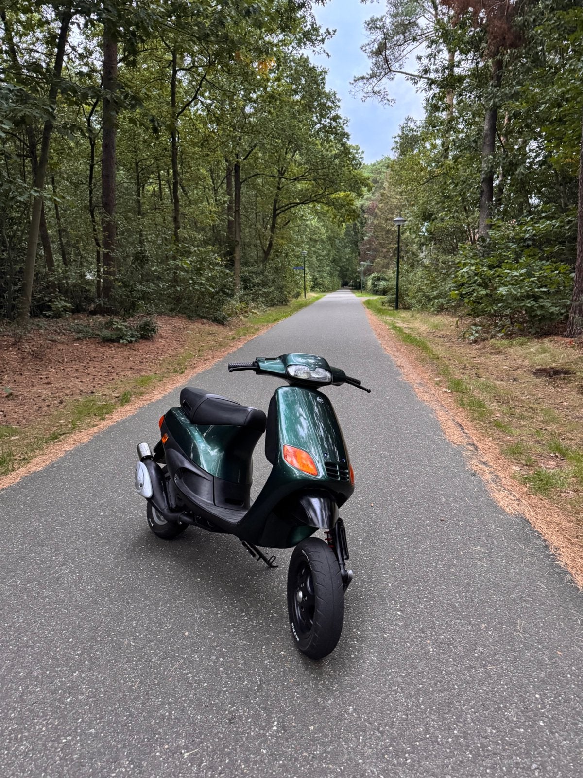 Zip type 3 50 cc groen, Fietsen en Brommers, Ophalen, Tweetakt, Gebruikt, Zip