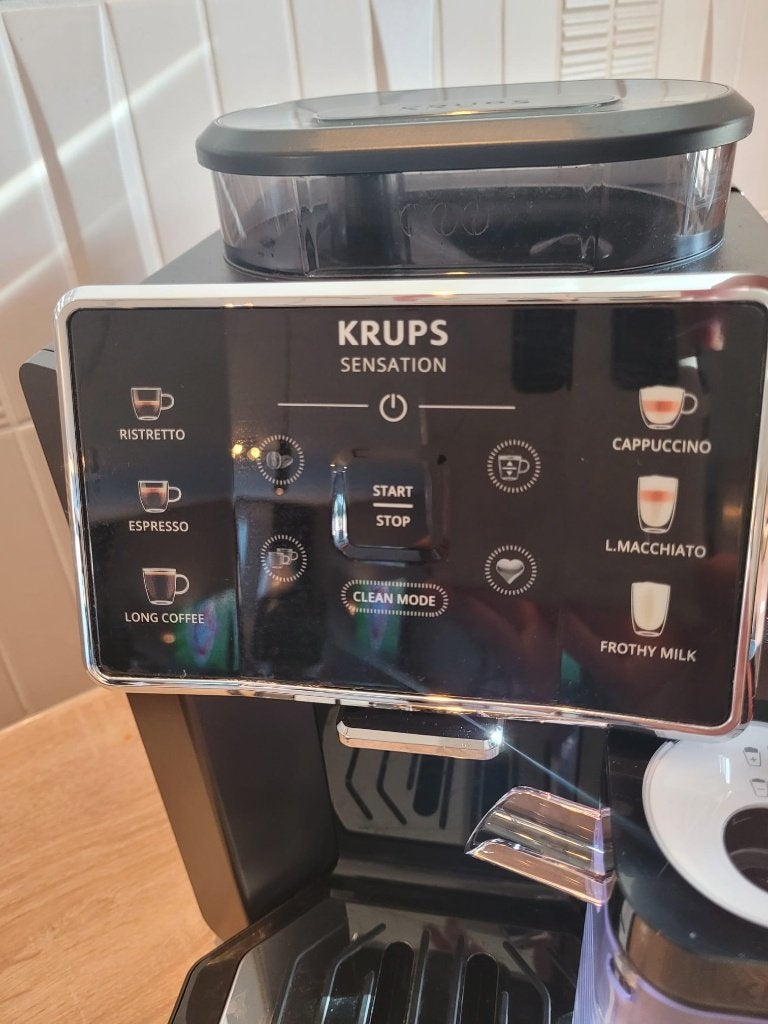 Krups Sensation Milk M50 EA9129 met ongebruikte melkschuimer, Ophalen, Afneembaar waterreservoir, Espresso apparaat, Koffiebonen