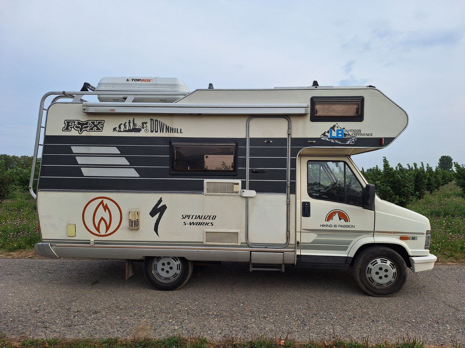 Camper Fiat Ducato Hymer 2,5 93 alkoof, Caravans en Kamperen, Campers, Alkoof, Fiat, Particulier, Hymer
