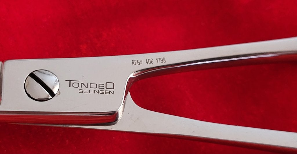 Tondeo Solingen professionele kappersschaar, Ophalen, Zo goed als nieuw, Kam of Borstel