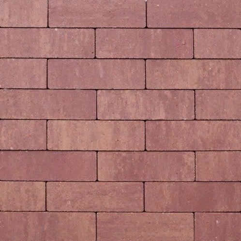Strackstone Crown GRN+ DF 21x7x8 vlak wijn/oker GENU PL2, Tuin en Terras, Tegels en Klinkers, Nieuw, Ophalen of Verzenden, 10 m² of meer
