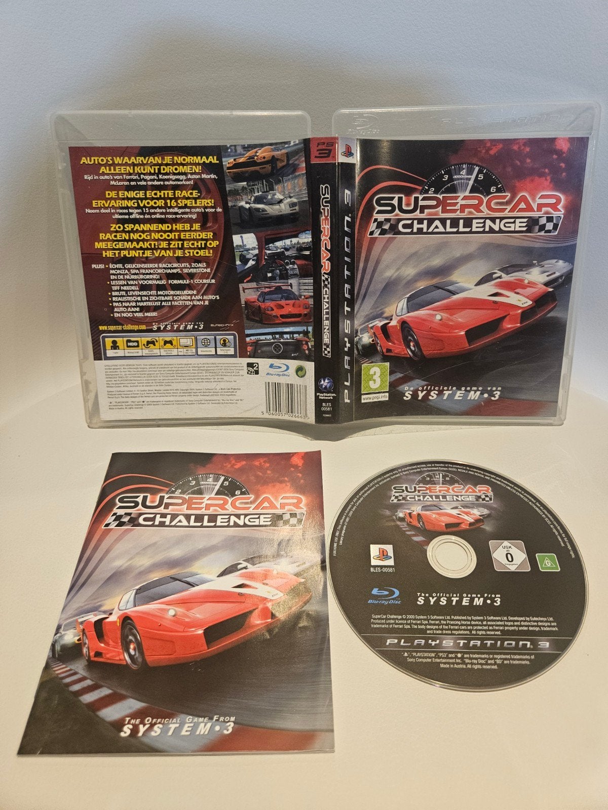 Supercar Challenge PS3, 1 speler, Racen en Vliegen, Ophalen of Verzenden, Zo goed als nieuw