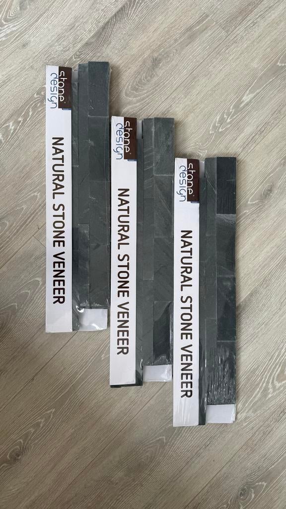 Natuursteen panelen - 3 pakken, Ophalen, Wandtegels, Nieuw, Minder dan 20 cm