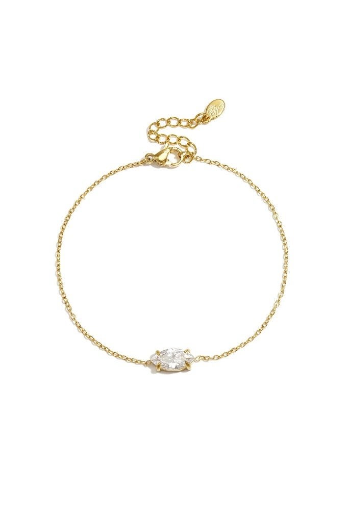 Armbanden met bedeltjes van roestvrij staal in ovale vorm, Ophalen of Verzenden, Nieuw, Grijs, Zilver
