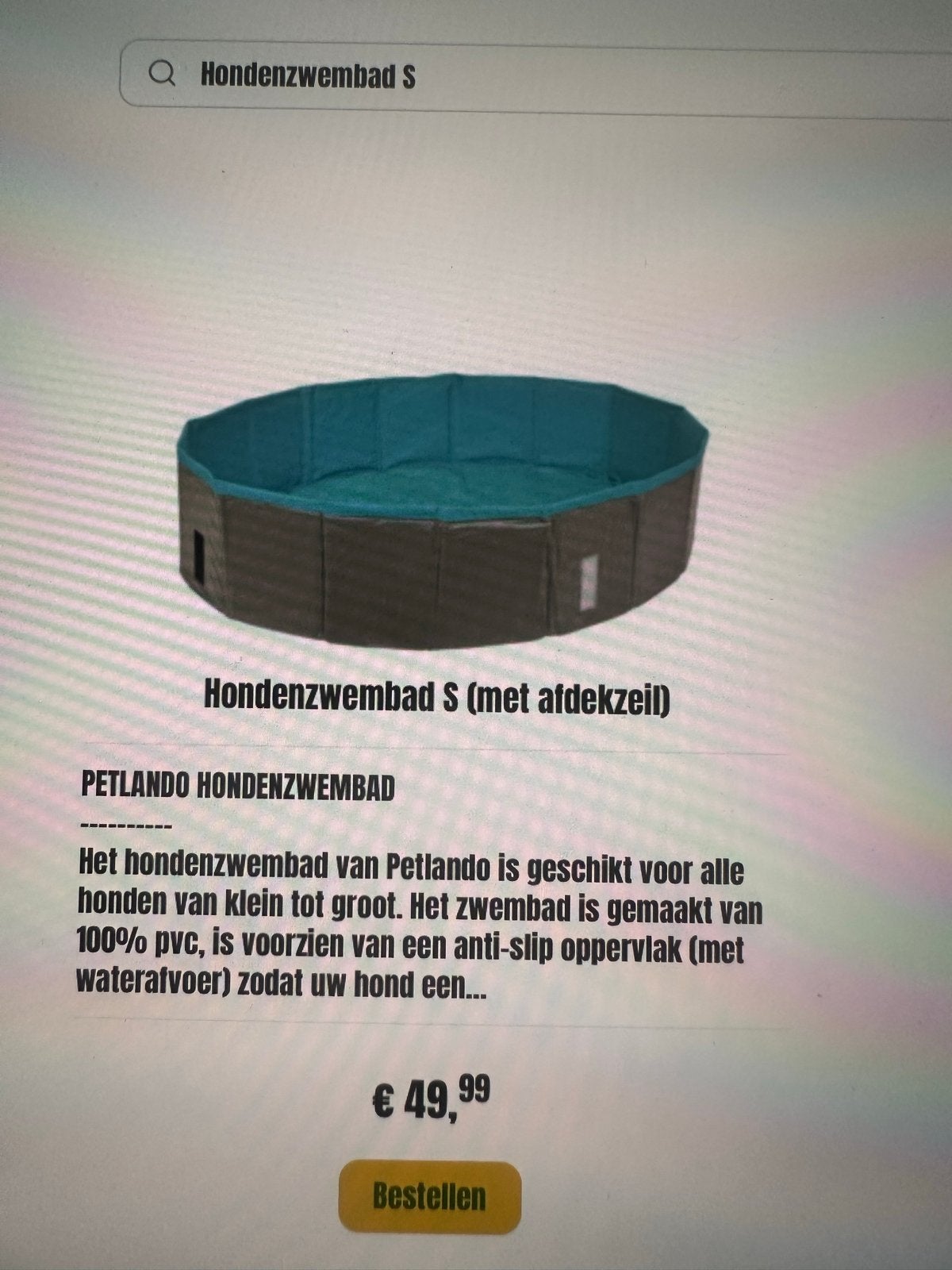 Hondenzwembad Petlando, Dieren en Toebehoren, Ophalen of Verzenden, Zo goed als nieuw