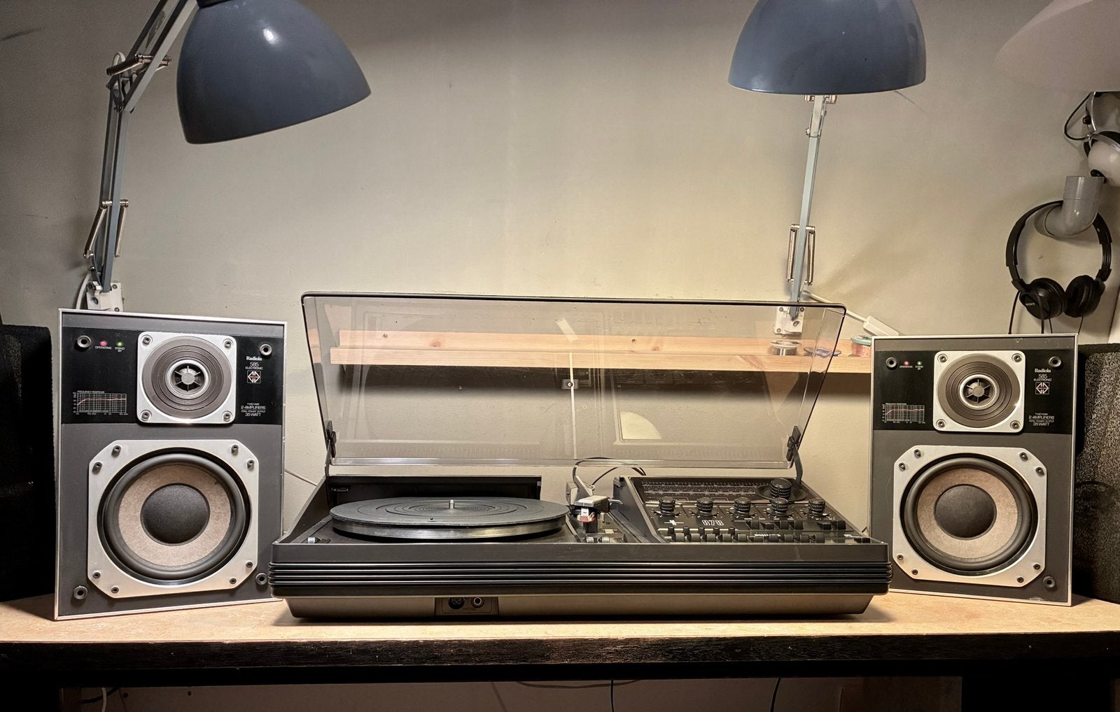 PHILIPS 878 HiFi SET met 585 MFB speakers, Ophalen, Gebruikt, Speakers, Philips