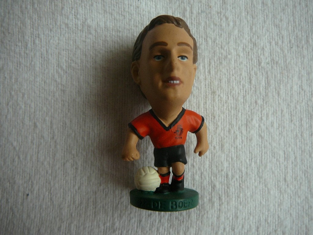 R. de Boer, team Holland edison int. 2, Verzamelen, Sportartikelen en Voetbal, Ophalen of Verzenden
