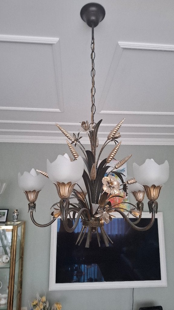 hans kogl lampen  hollywood regence, 50 tot 75 cm, Ophalen of Verzenden, Zo goed als nieuw, Metaal