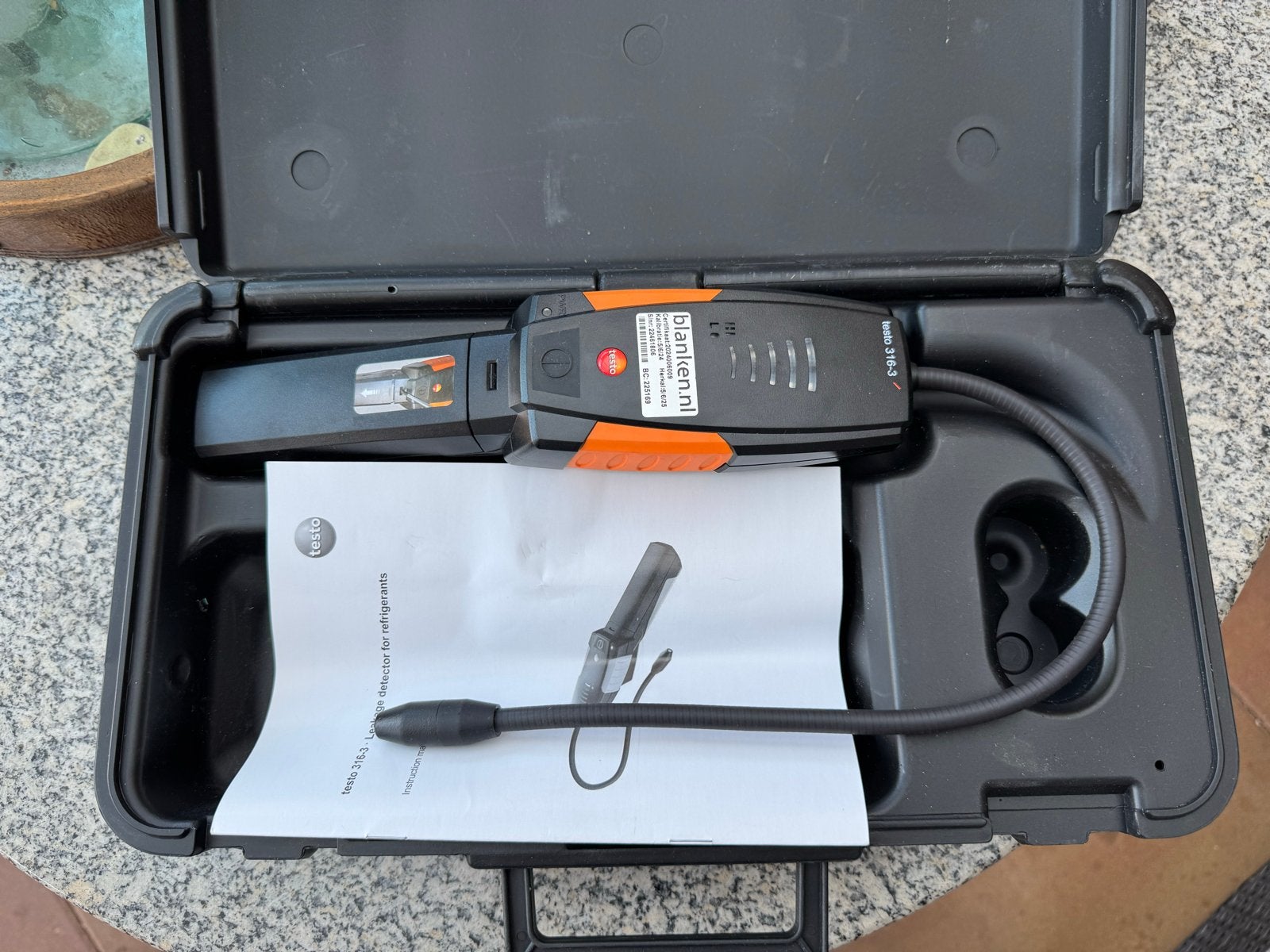 Testo 316-3 Lekdetectieapparaat voor koelmiddelen, Ophalen of Verzenden, Zo goed als nieuw