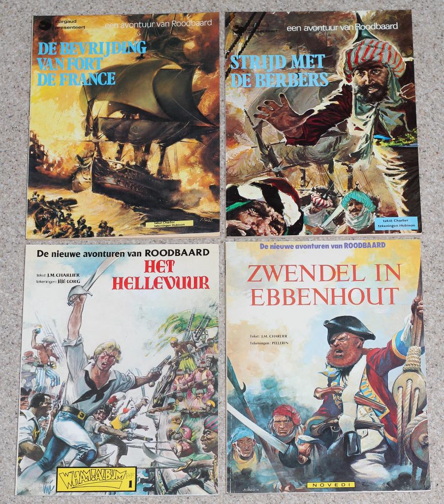 Roodbaard, De Nieuwe Avonturen van | 4 albums in 1 koop, Boeken, Stripboeken, Meerdere stripboeken, Ophalen of Verzenden, Zo goed als nieuw