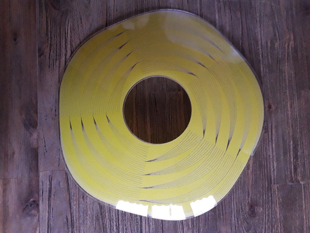 schaal oude plafonniere, Ophalen, Gebruikt, Vintage, Glas