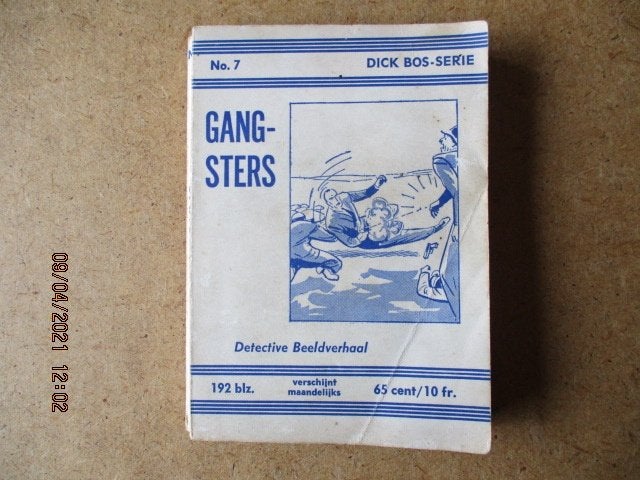 adv0868 dick bos 7 gangsters, Eén stripboek, Ophalen, Gelezen