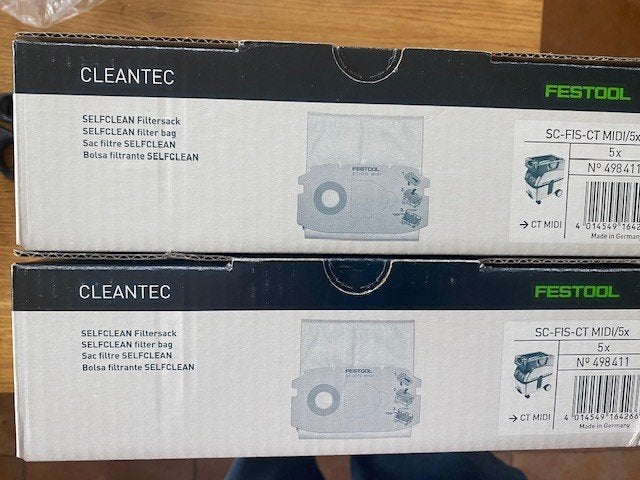 Festool Cleantec Filtersack, Doe-het-zelf en Verbouw, Reinigingsmachines, Ophalen of Verzenden, Nieuw, Overige typen