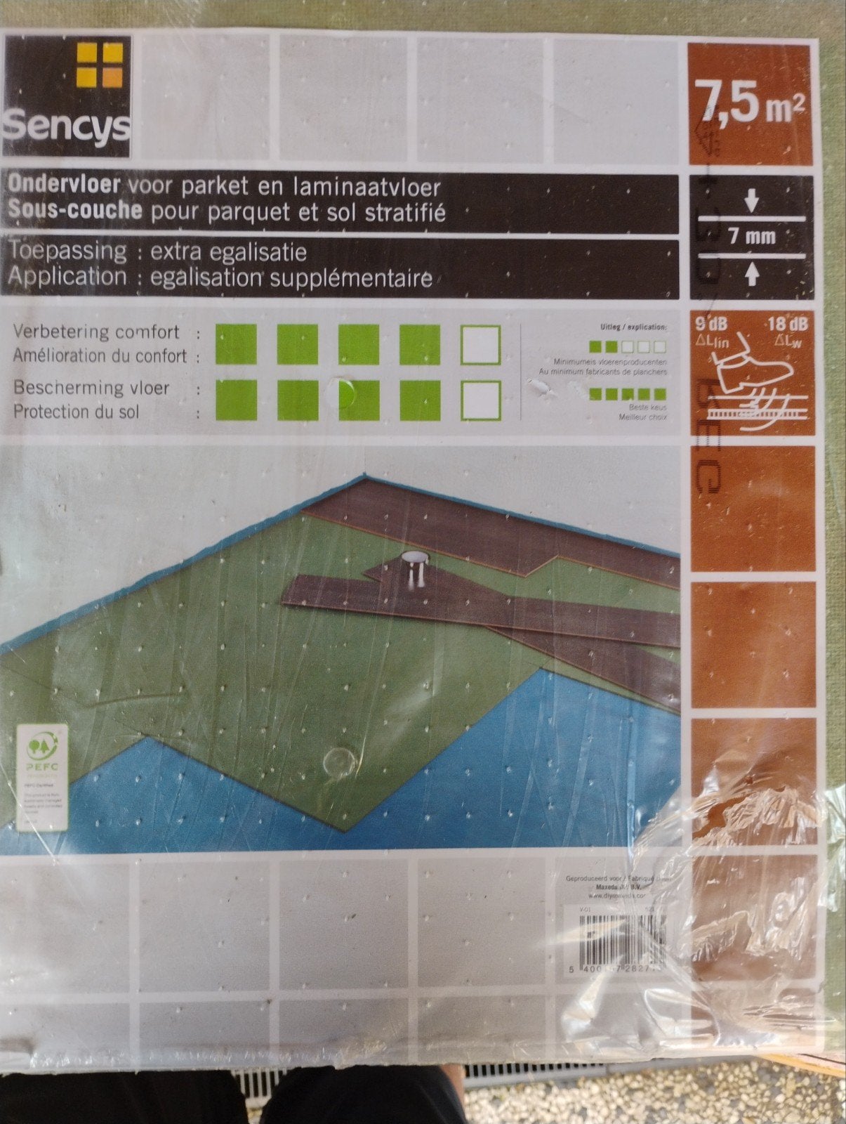 Ondervloer, Ophalen, Overige materialen, 30 cm of meer, 50 tot 150 cm
