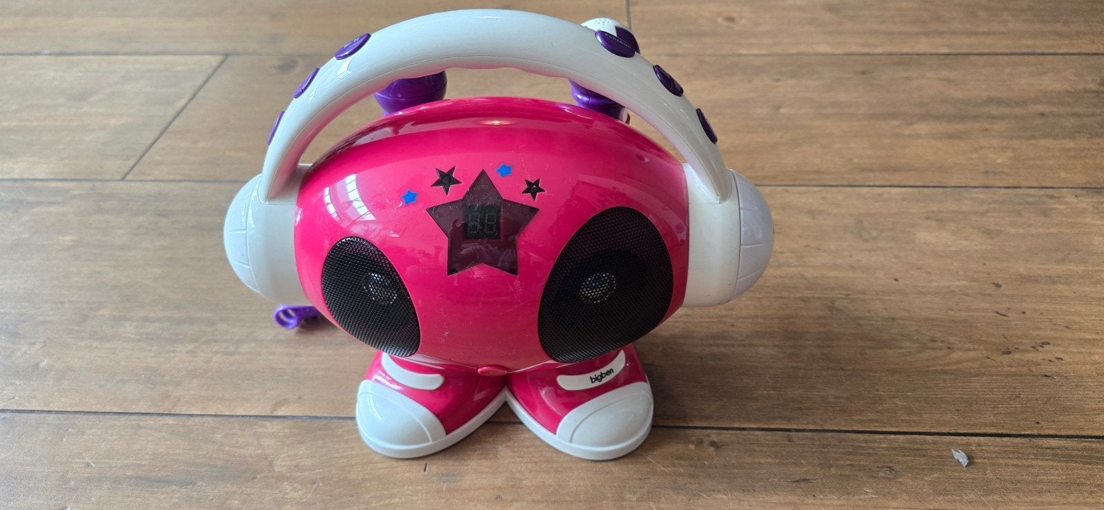 Leuke roze karaoke set voor met MP3 en 2 microfoons, Ophalen of Verzenden, Complete set