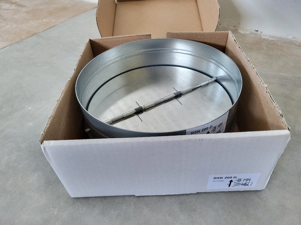 Systemair RSK 200 D Terugslagklep Ø 200mm – Nieuw in Doos, Overige materialen, Overige typen, Nieuw, Ophalen of Verzenden