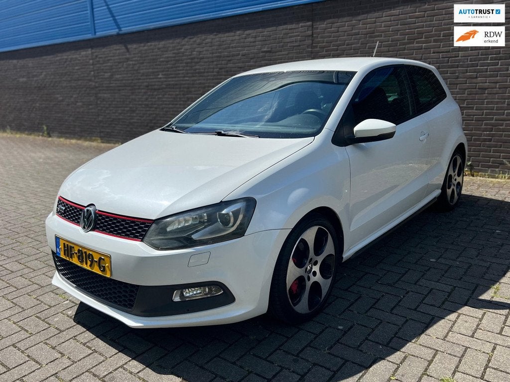 Volkswagen Polo 1.4 TSI GTI | Automaat | Cruise | Climate |, Auto's, Volkswagen, Euro 5, 4 cilinders, Wit, 630 kg