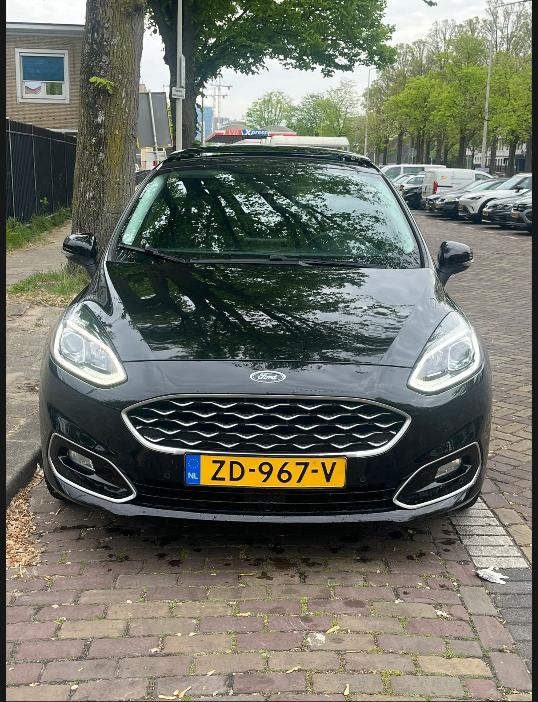 Ford Fiësta 1.0 Ecoboost Vignale 100pk Aut 5dr 2019 Zwart, Auto's, Ford, Particulier, Fiësta, ABS, Achteruitrijcamera, Adaptieve lichten