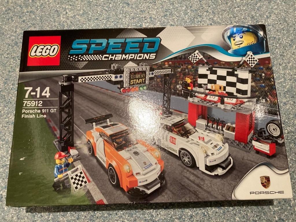 Lego Speed Champions Porsche 911 GT Finish Line 75912, Lego, Nieuw, Complete set, Ongeopend/sealed