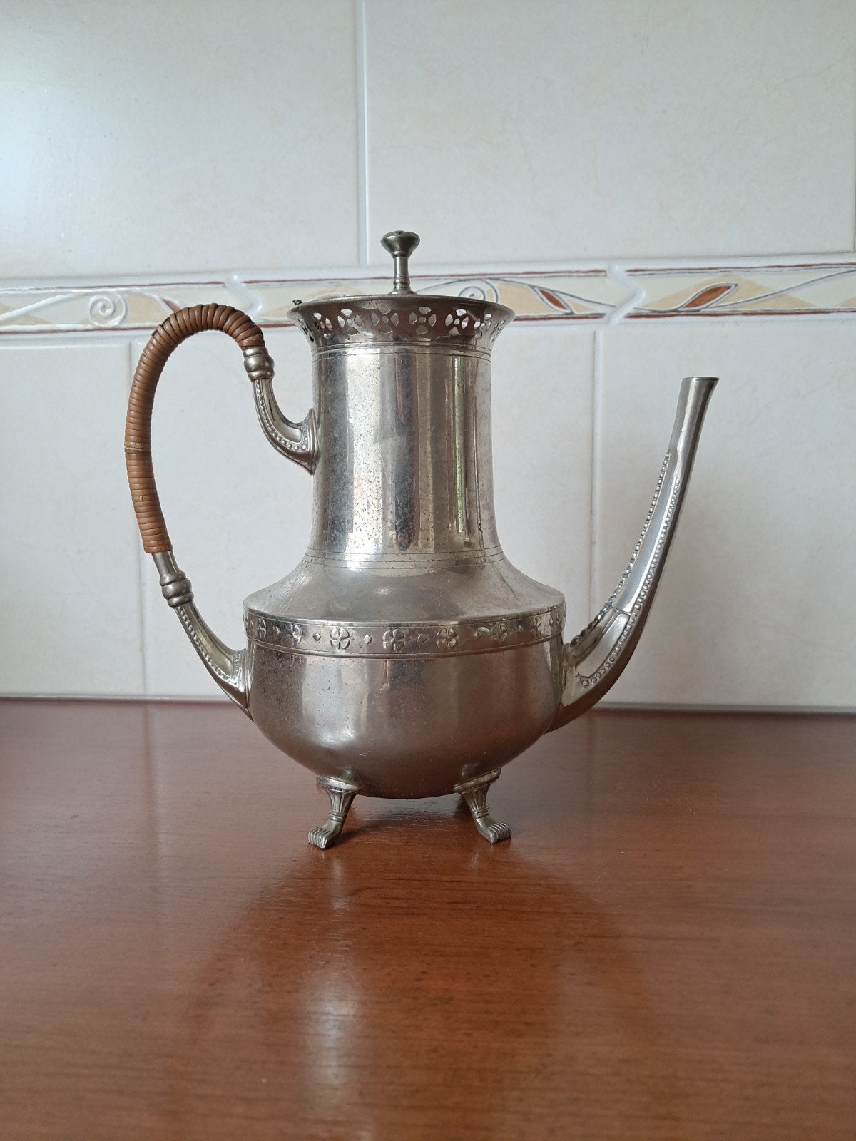 Vintage tinnen koffiekan van Kurz & Co, Ophalen