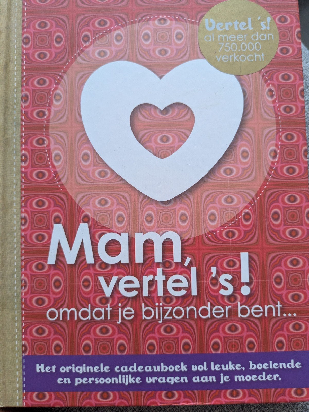 Mam, vertel 's! invulboek - onbeschreven en nieuwstaat, Boeken, Ophalen, Nieuw, Opvoeding vanaf 10 jaar, Elma van Vliet