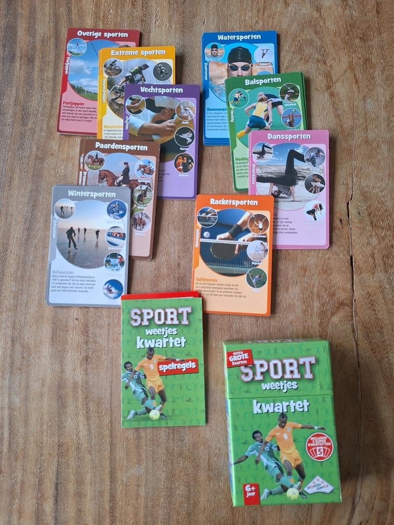 Sportweetjes kwartet (zgan), Ophalen of Verzenden, Zo goed als nieuw, Kwartet(ten)