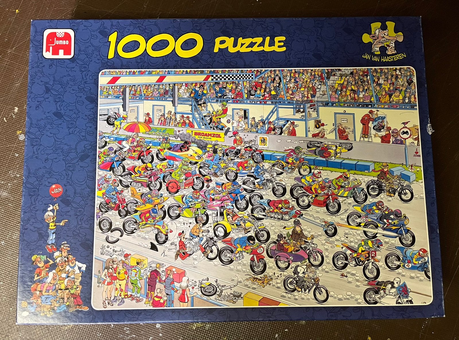 Jan van Haasteren 1000stukjes puzzels, Ophalen of Verzenden, 500 t/m 1500 stukjes, Zo goed als nieuw