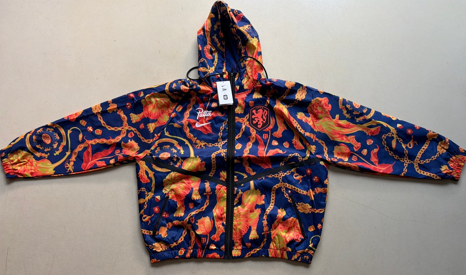 Patta x Nike x KNVB Trainingsjack - Maat XXL, Ophalen of Verzenden, Nieuw, Overige maten, Blauw
