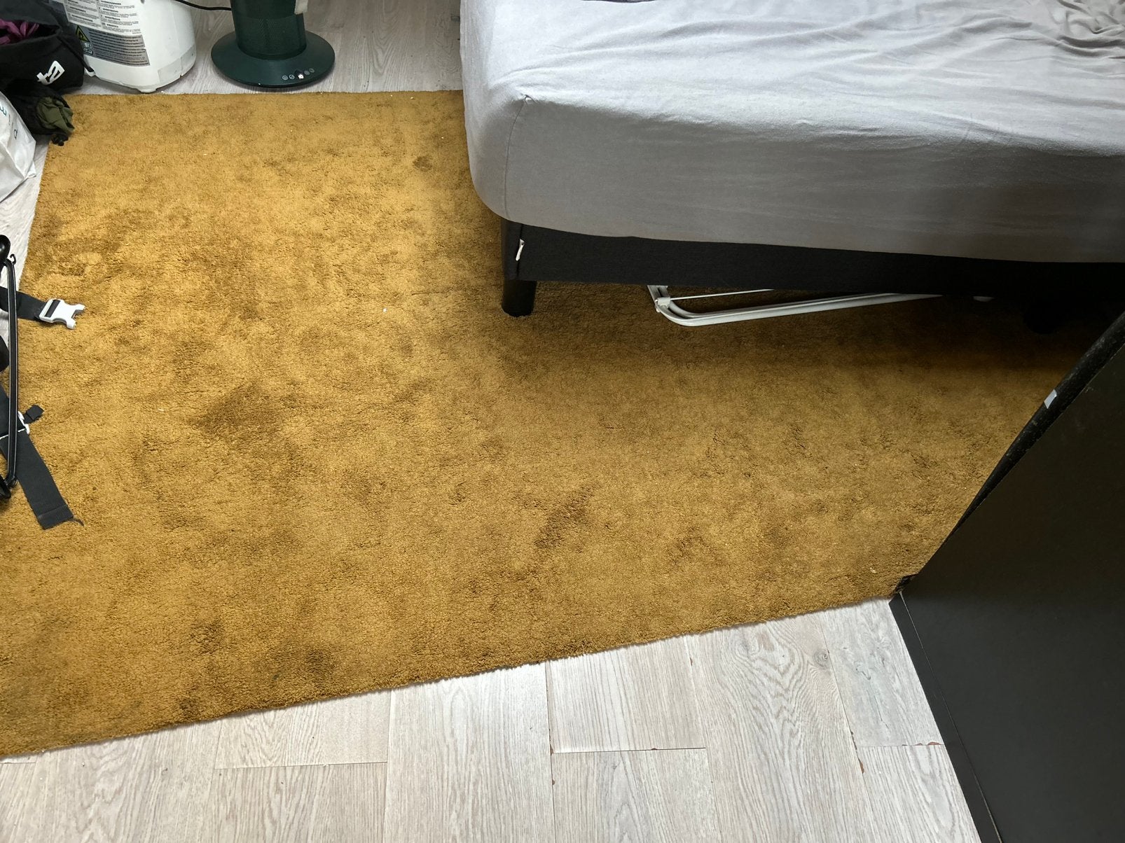 IKEA soft musterd carpet, Ophalen, 100 tot 150 cm, Geel, Zo goed als nieuw