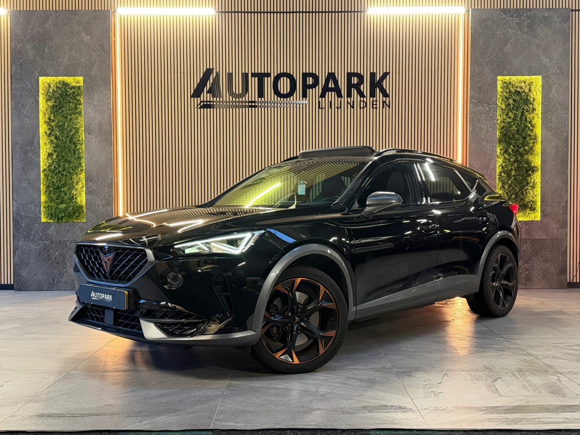 Cupra Formentor 1.4 e-Hybrid VZ Performance Copper Edition|P, Auto's, Dealer onderhouden, Gebruikt, 4 cilinders, Zwart