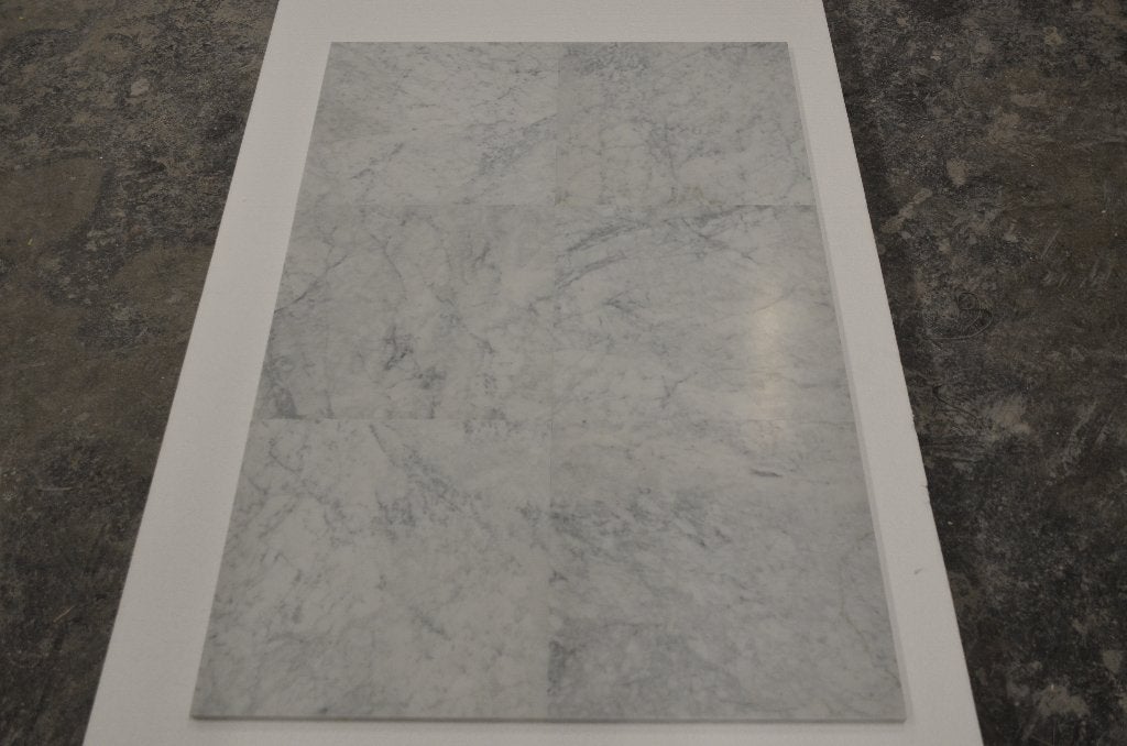 Marmer tegels wit Bianco Carrara C echt marmer 40x40x1,5cm, 40 tot 60 cm, 40 tot 60 cm, Nieuw, Ophalen of Verzenden