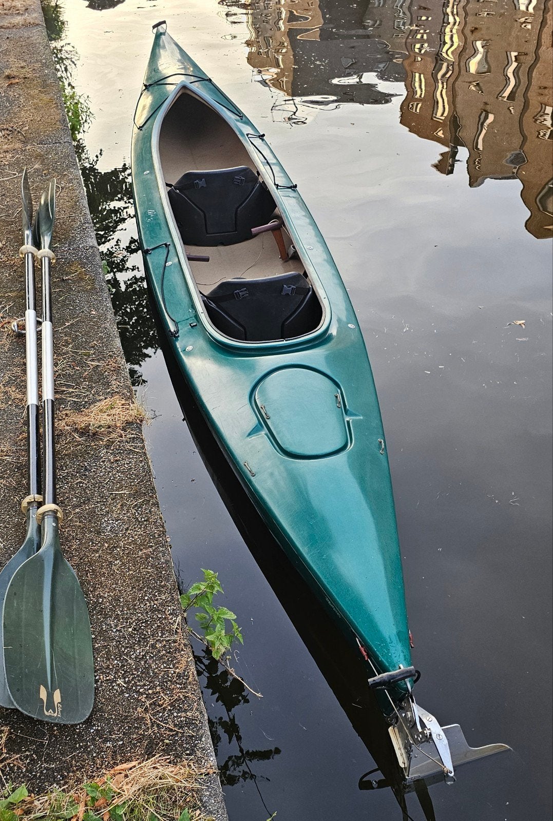 Old Town Loon 160T Kajak |  Duo & solo |  Roer +  2 peddels, Watersport en Boten, Kajaks, Ophalen, Gebruikt, 2-persoons