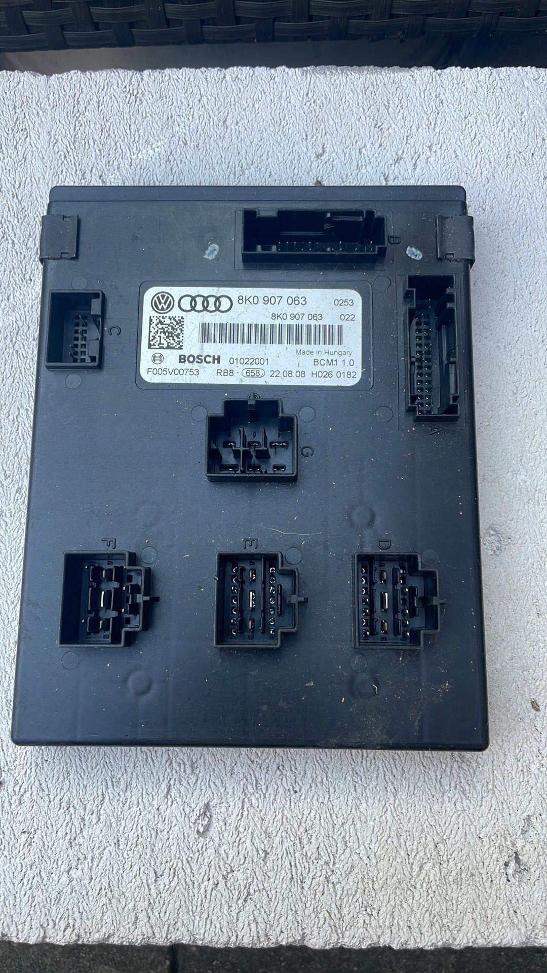 8K0997063 body computer boordnet, Auto-onderdelen, Ophalen of Verzenden, Gebruikt, Audi