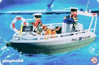 City Action Douaneboot Kustwacht 4471, Kinderen en Baby's, Speelgoed | Playmobil, Ophalen of Verzenden, Gebruikt, Complete set
