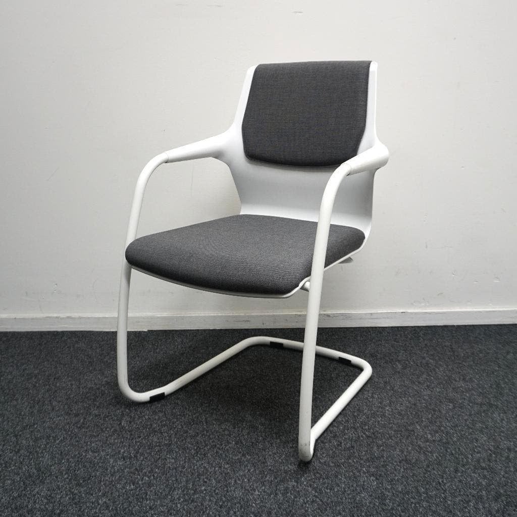 Sedus Allright Vergaderstoelen | Grijs / Wit | Sledestoelen, Gebruikt, -, Ophalen of Verzenden, -