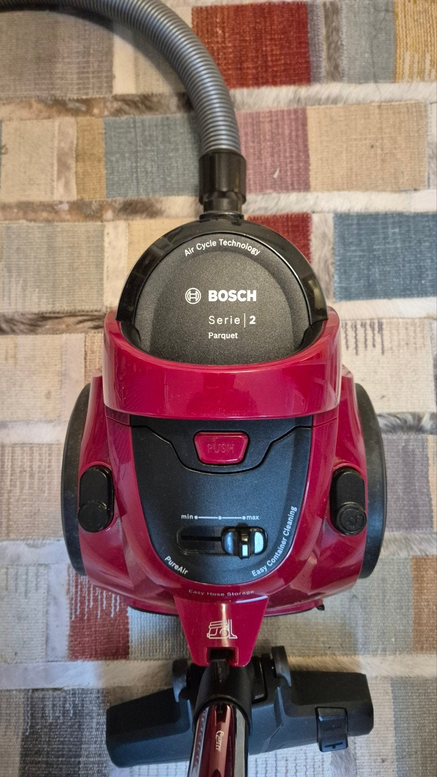 Bosch Serie 2 Parquet Sledestofzuiger - Rood, Ophalen, Bosch, Zo goed als nieuw, Geschikt voor harde vloeren